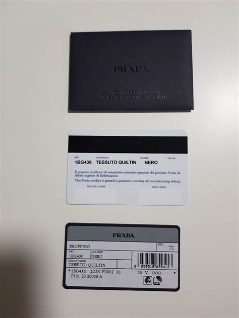 how to tell if a purse is real prada|Prada authenticity certificate card.